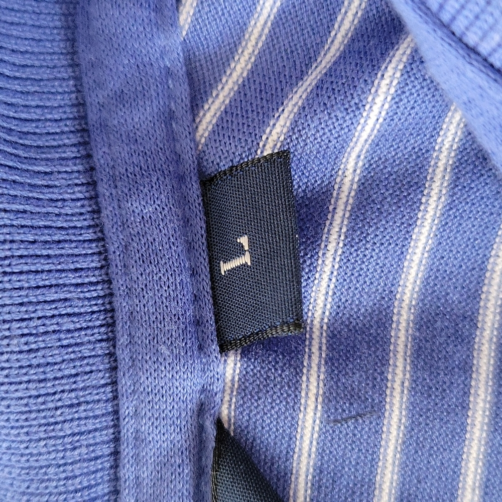Men's Ralph Lauren Polo Golf Polo Blue White Large - Picture 6 of 6